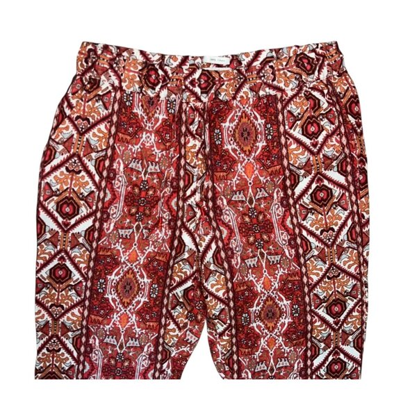 Rachel Zoe Womens 100% Linen Boho-Style Casual Pants Size Medium Womens Pockets - Picture 7 of 8